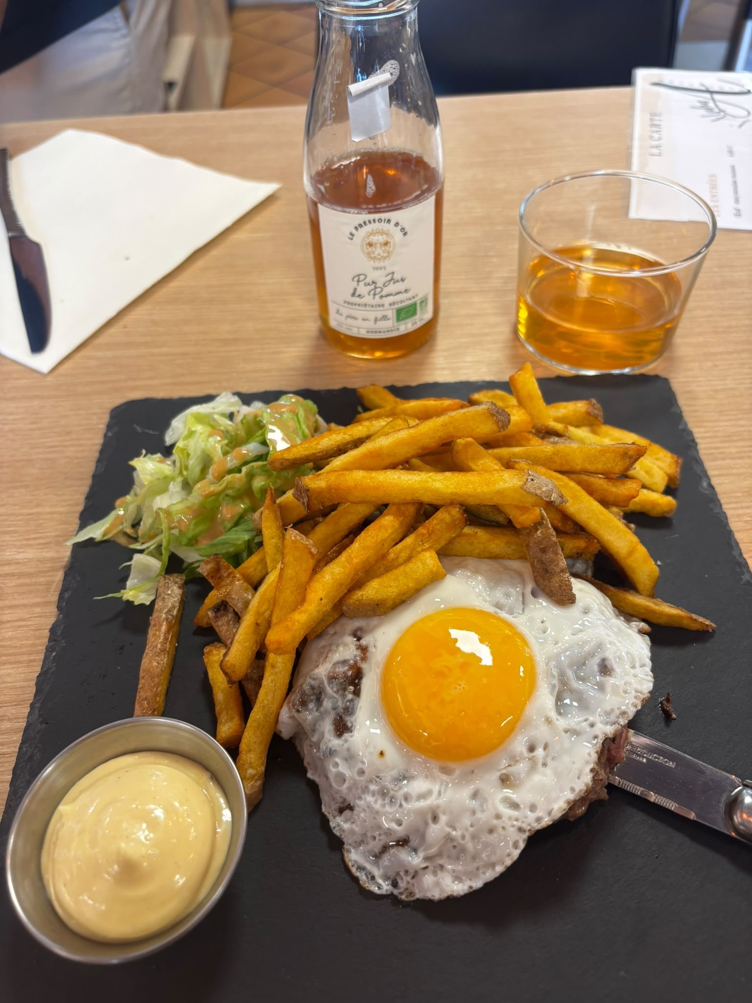 Plat préparé par L’Alpha Brasserie